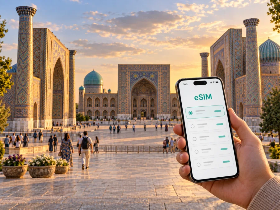 Samarkand eSIM: Mobile Internet for Your Trip