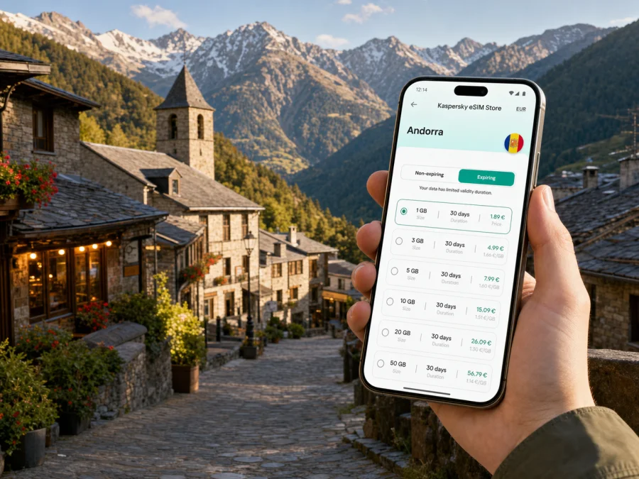 Ordino eSIM: Mobile Internet in Andorra