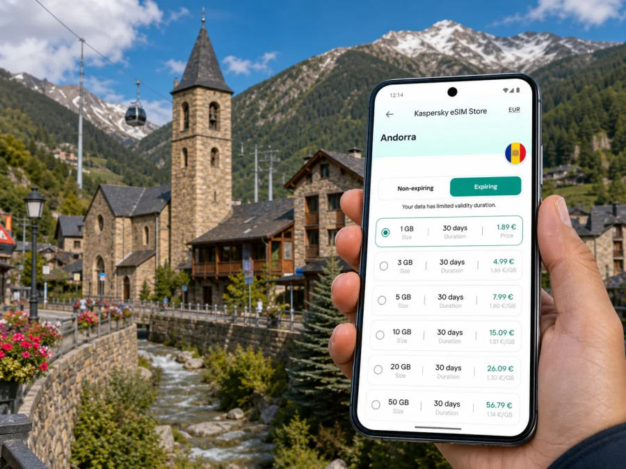 Canillo eSIM for mobile internet in Andorra