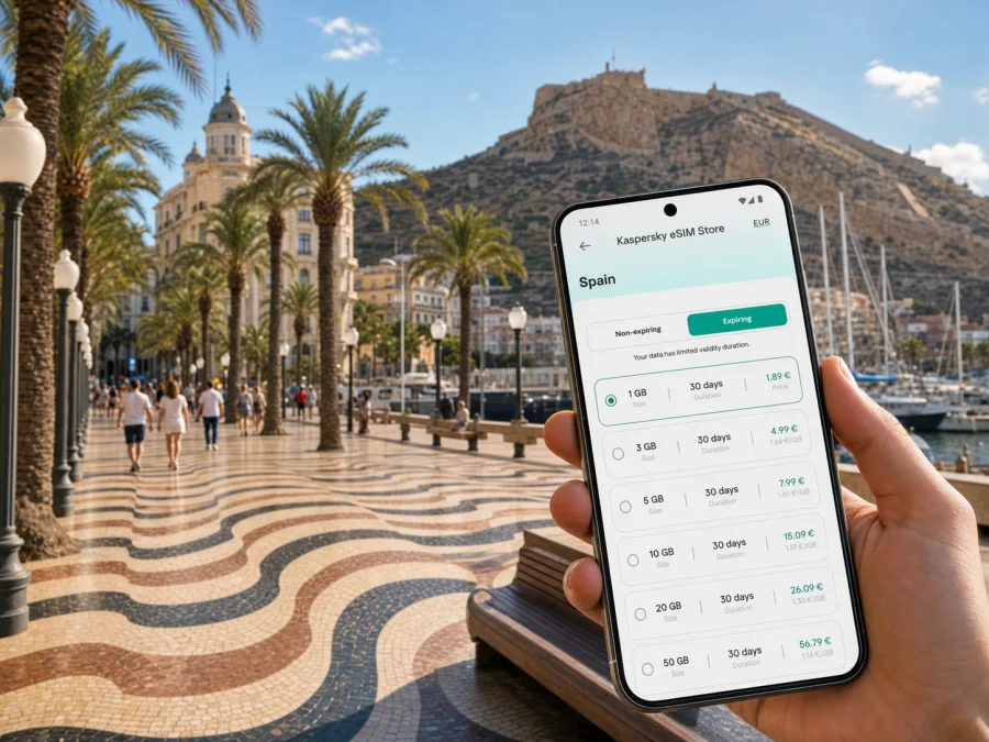 Alicante eSIM: Mobile Internet for Your City Trip