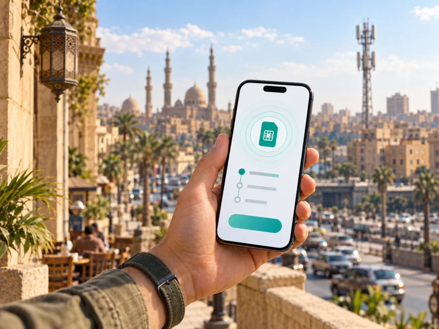 We eSIM in Egypt: activation and travel checks