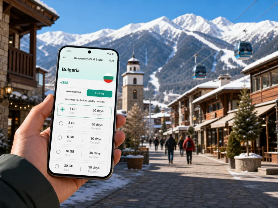 Bansko eSIM: Mobile Internet for Bulgaria