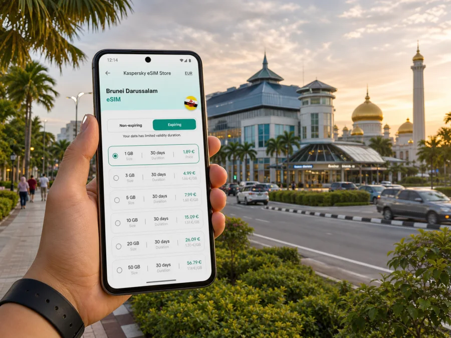 Gadong eSIM for Mobile Internet in Brunei