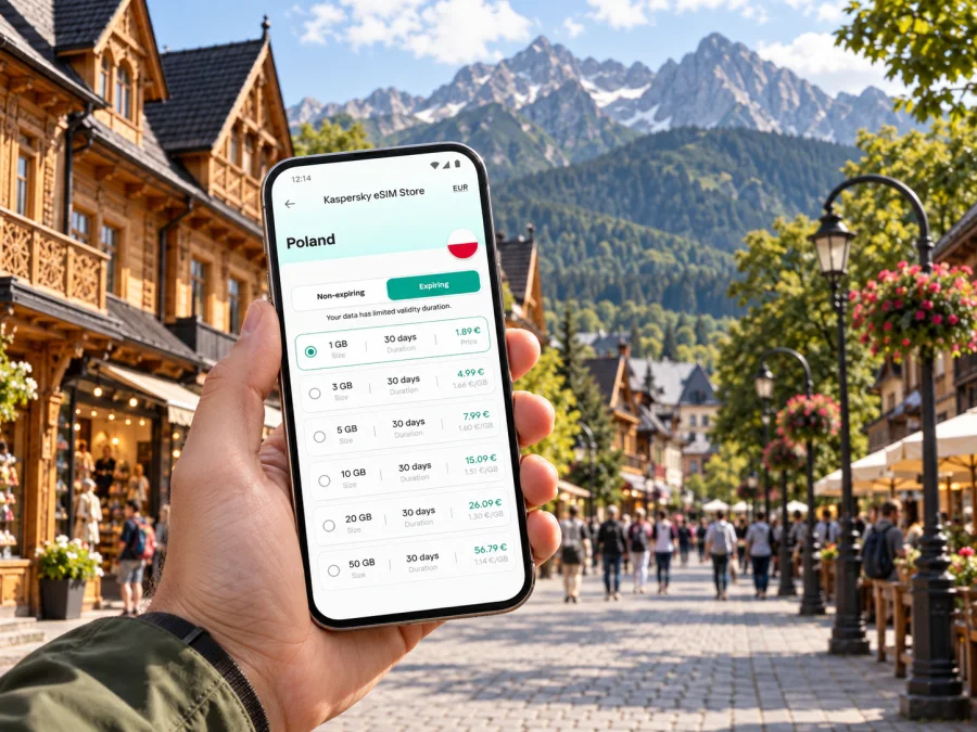 Zakopane eSIM: Mobile Internet for Your Trip
