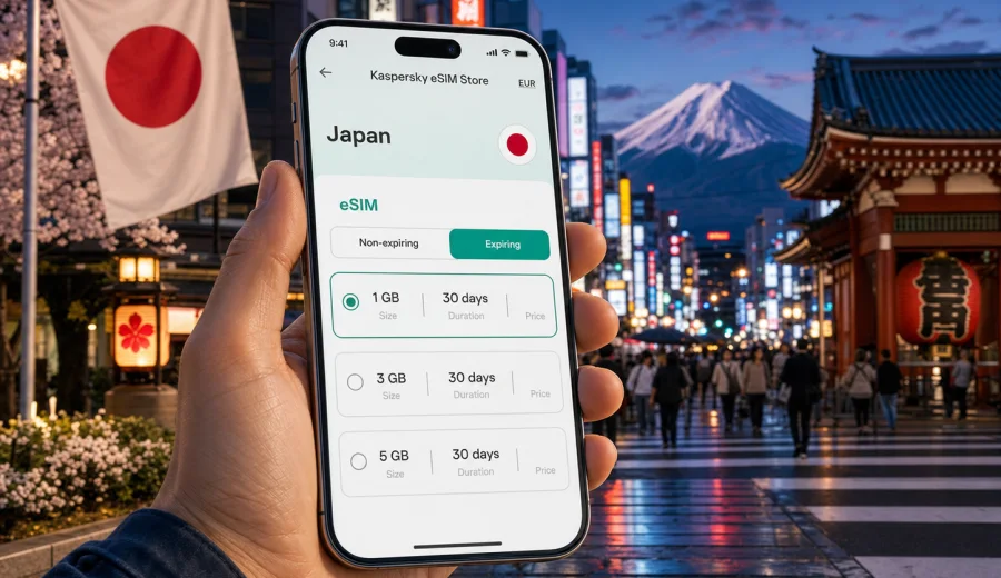 Japan eSIM: mobile internet for your trip
