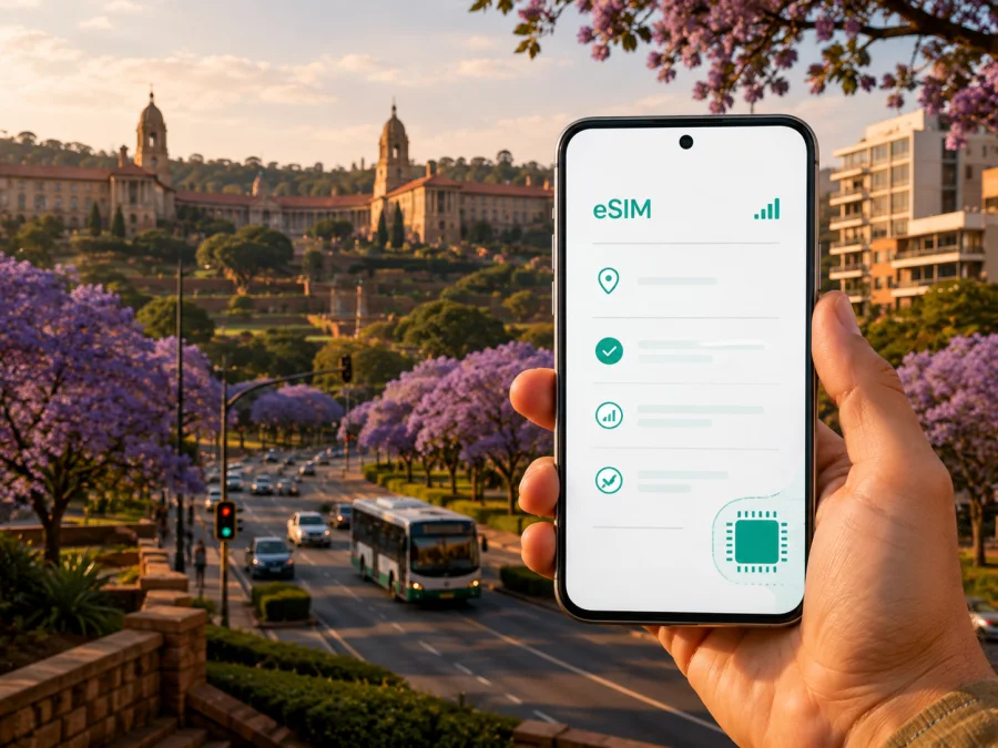 Pretoria eSIM: Mobile Internet for Travel