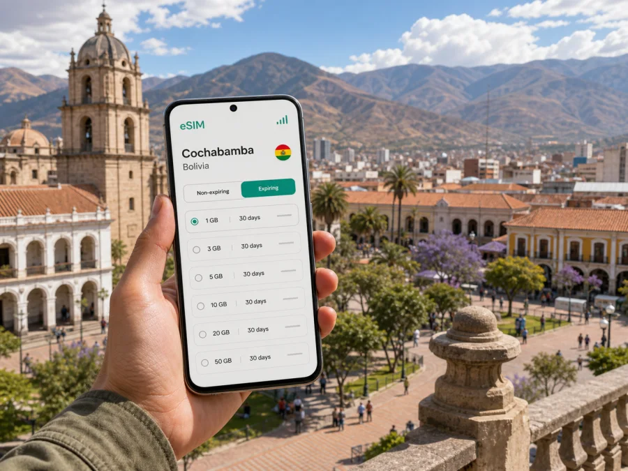 Cochabamba eSIM for mobile internet
