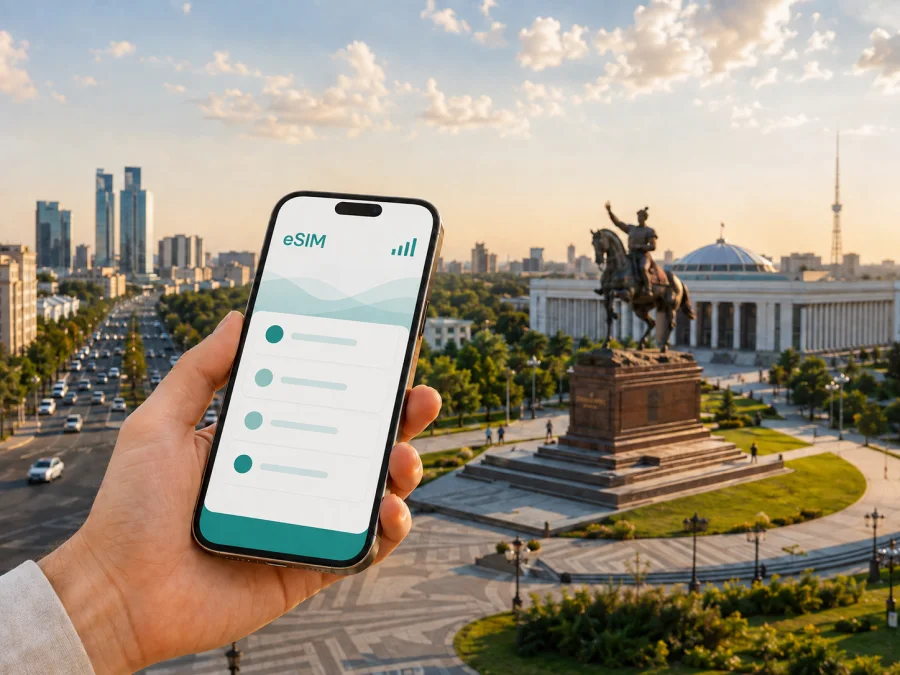 Tashkent eSIM: mobile internet for your trip