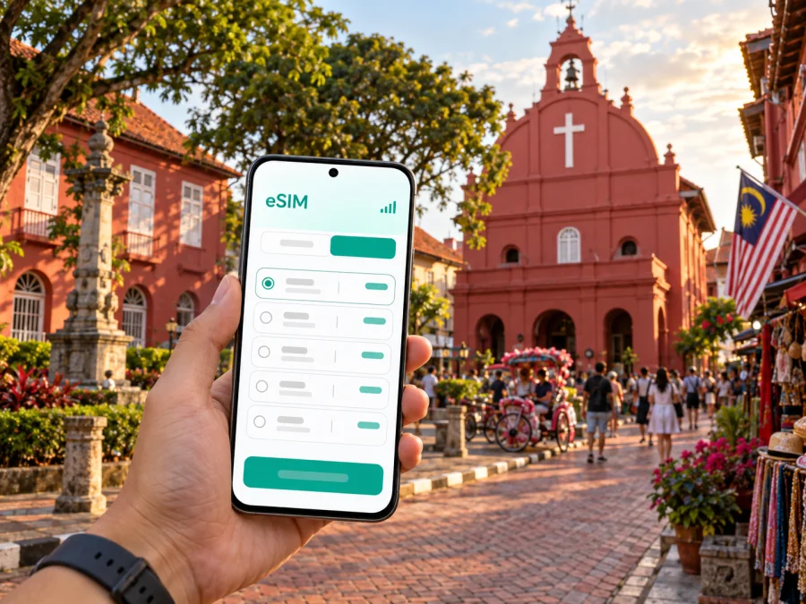 Melaka eSIM: Mobile Internet for Your City Trip