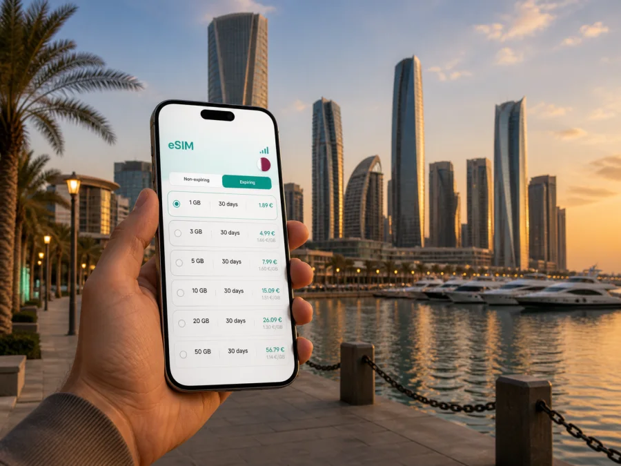 Lusail eSIM: Mobile Internet for Your Qatar Trip