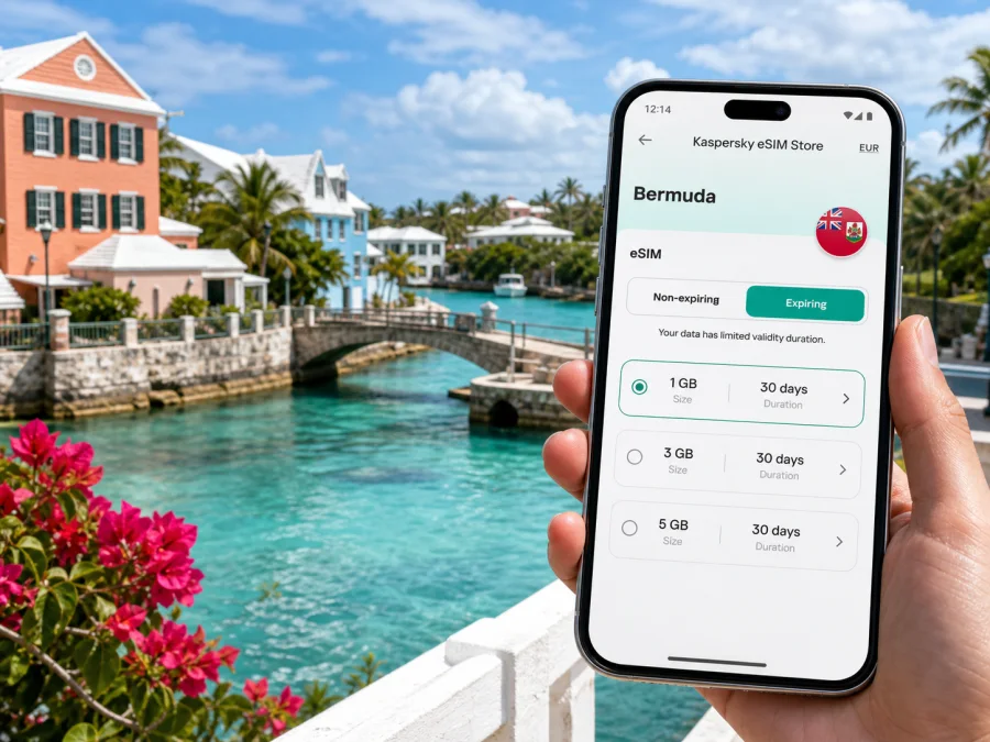 Flatts Village eSIM for Bermuda travel