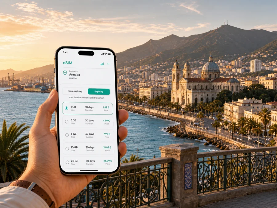Annaba eSIM for Mobile Internet