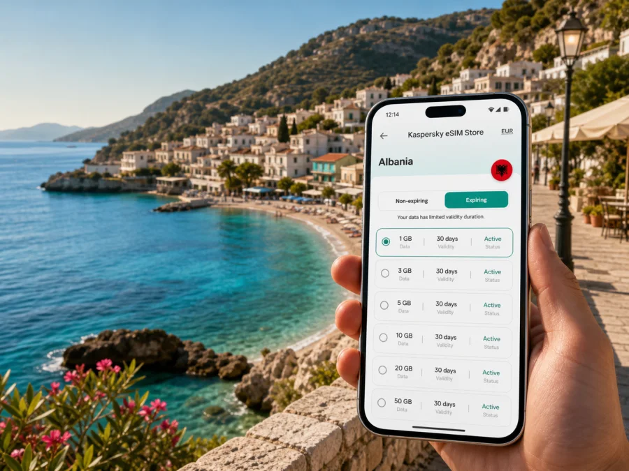 Himare eSIM for Mobile Internet in Albania