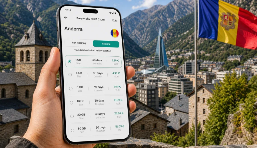 Andorra eSIM: mobile internet for your trip