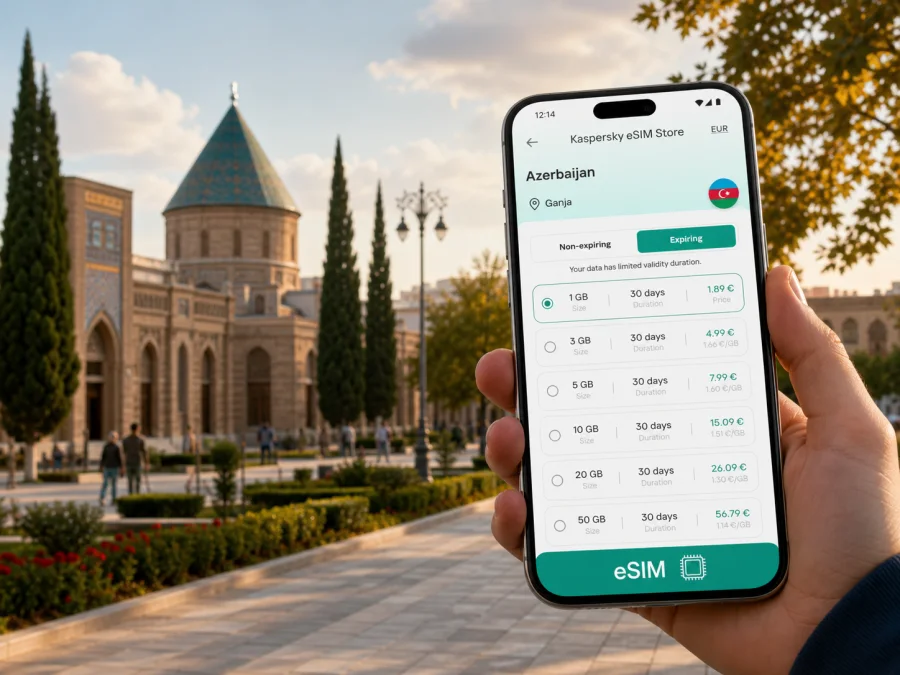 Ganja eSIM: Mobile Internet for Your Trip