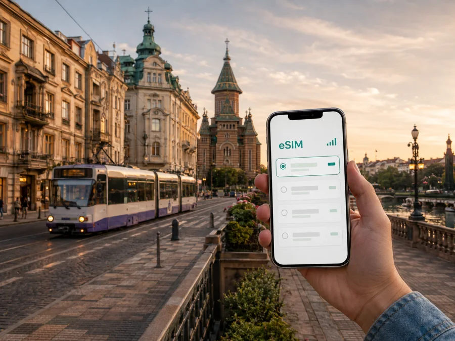 Timisoara eSIM: Mobile Internet for Your Trip