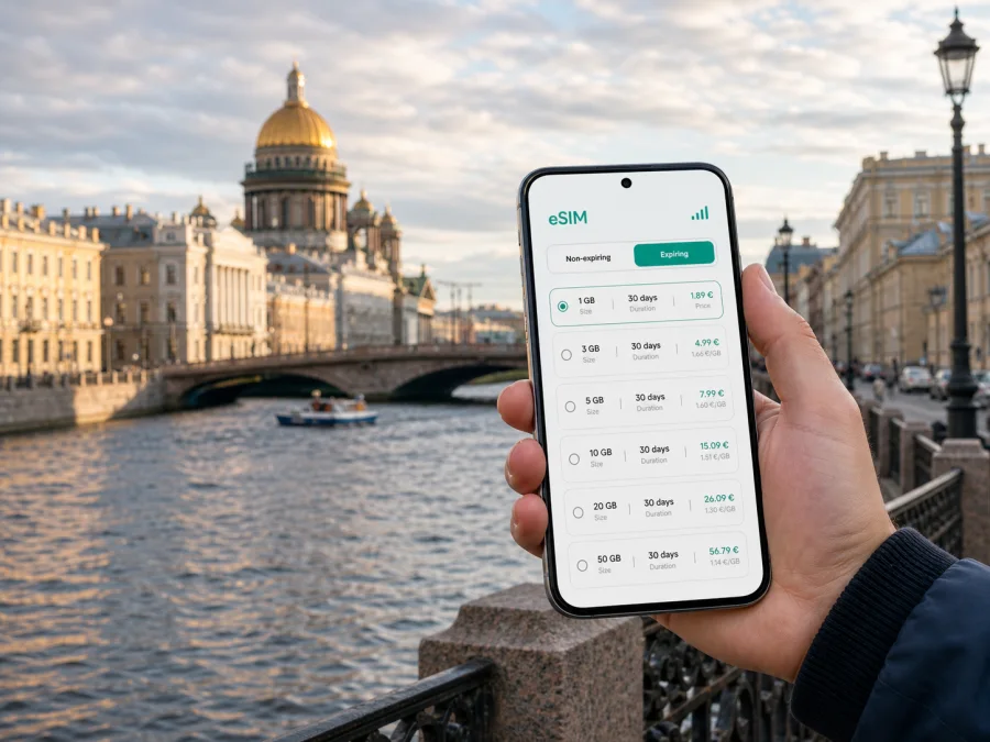 Saint Petersburg eSIM: Mobile Internet Guide