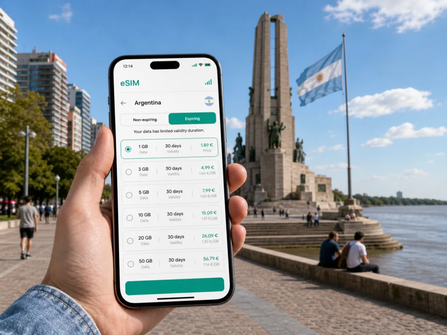 Rosario eSIM for mobile internet