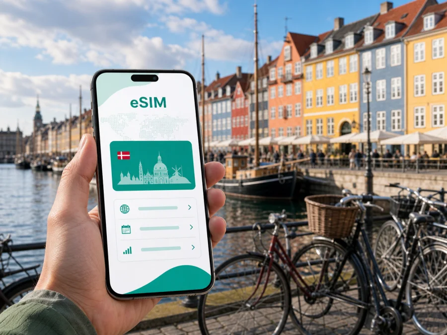 Copenhagen eSIM: mobile internet for your trip