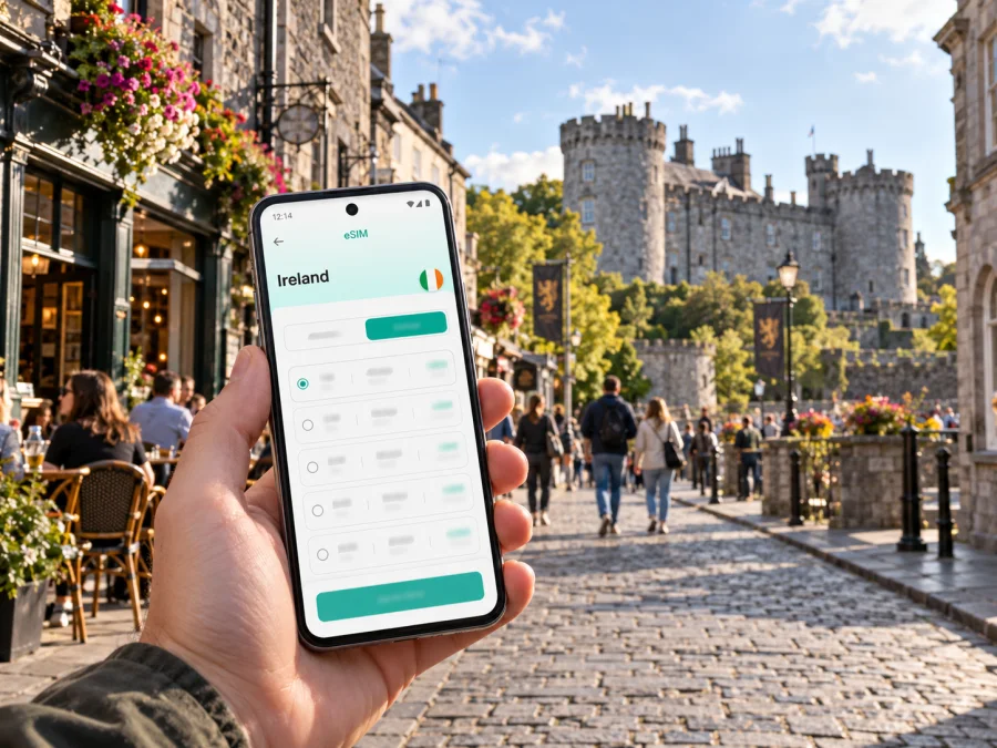 Kilkenny eSIM: Mobile Internet for Your Trip