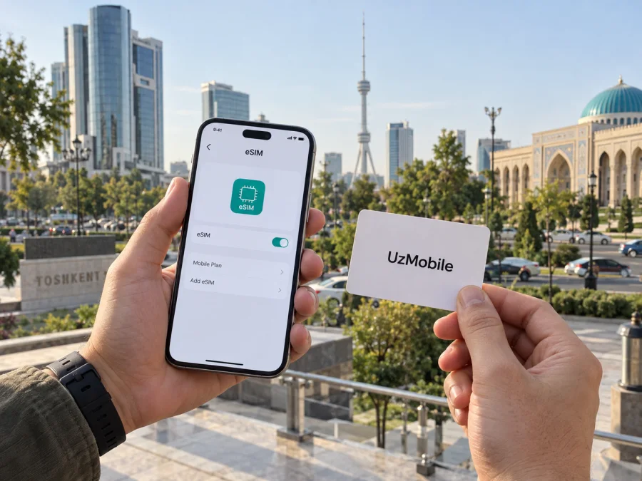 Uzmobile eSIM in Uzbekistan: connection guide