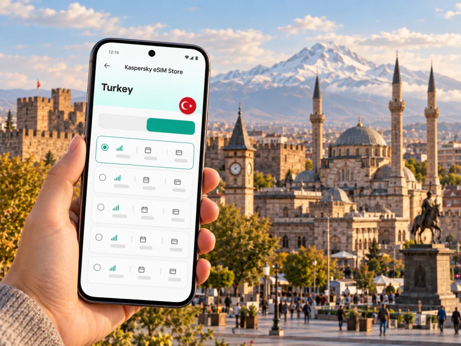 Kayseri eSIM: Mobile Internet for Your Trip