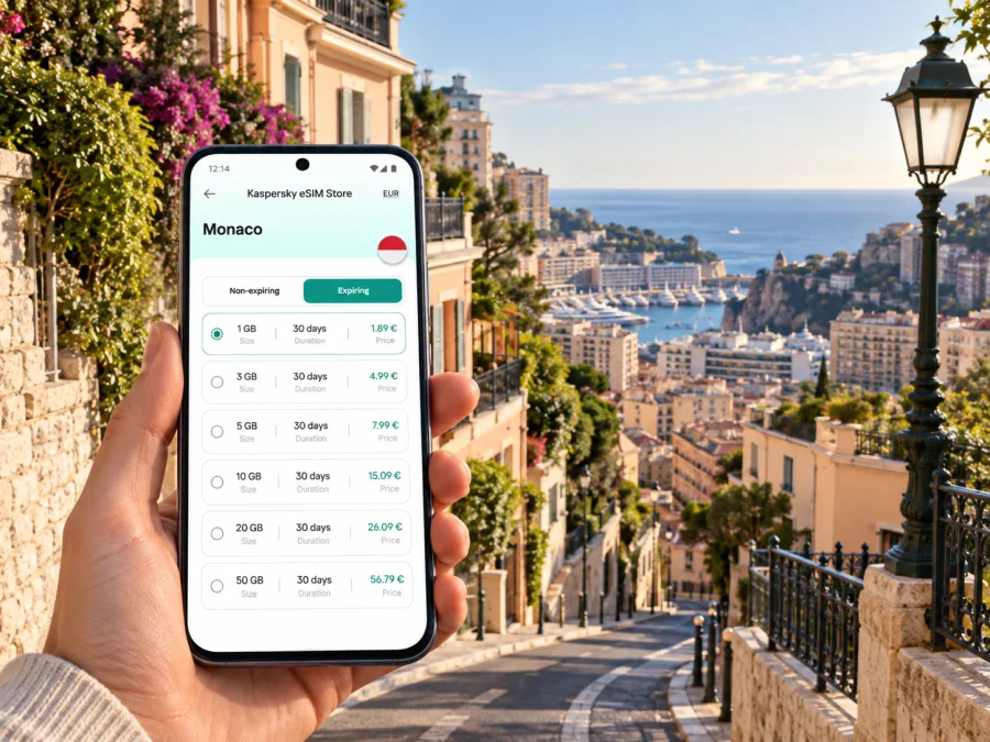 Moneghetti eSIM: Mobile Internet in Monaco
