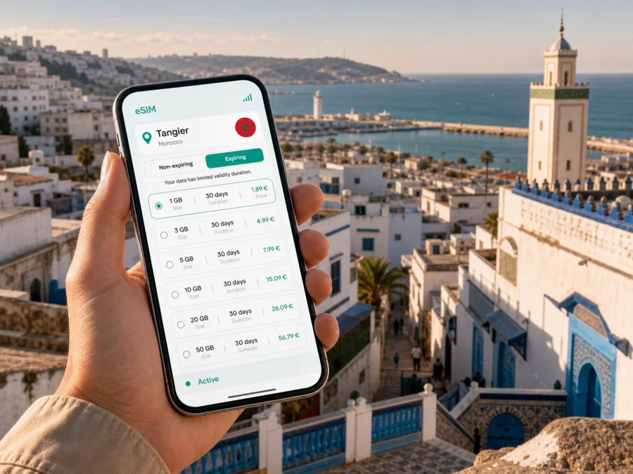 Tangier eSIM: Mobile Internet for Your Trip