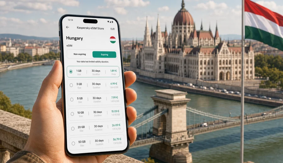 eSIM for Hungary: mobile internet guide