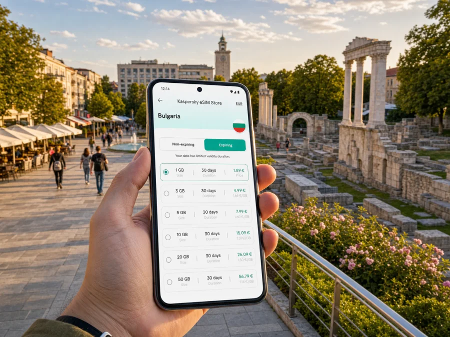 Stara Zagora eSIM for Travel Internet