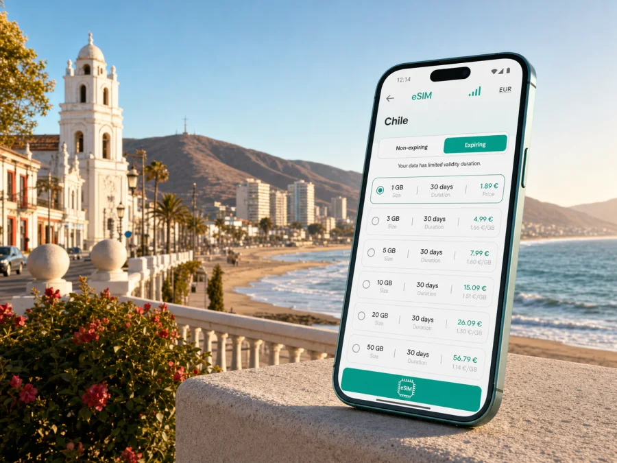 La Serena eSIM: Mobile Internet in Chile