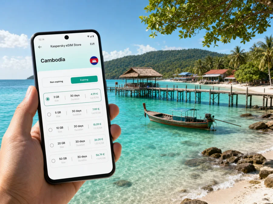 Koh Rong eSIM: Mobile Internet in Cambodia