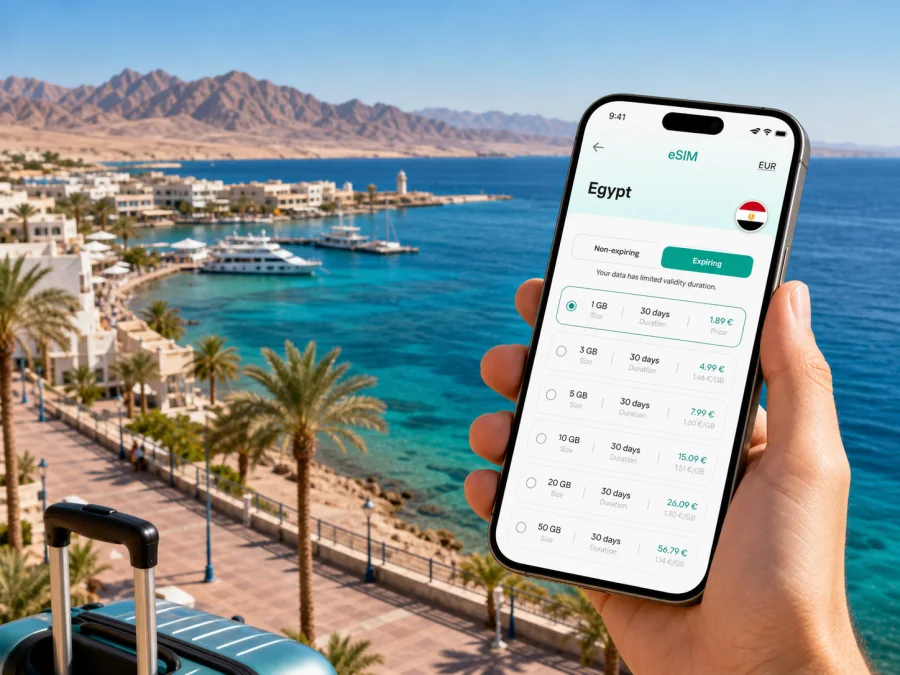 Sharm El Sheikh eSIM: Mobile Internet Guide