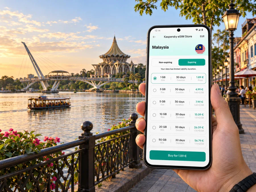 Kuching eSIM: Mobile Internet for Your Trip
