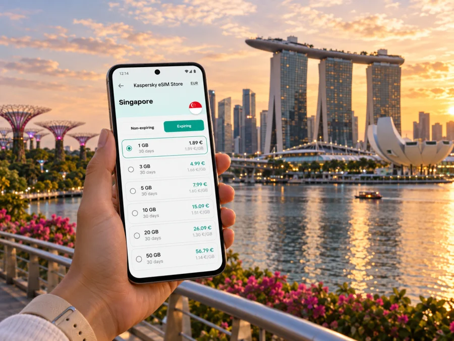 Singapore eSIM: Mobile Data for City Travel
