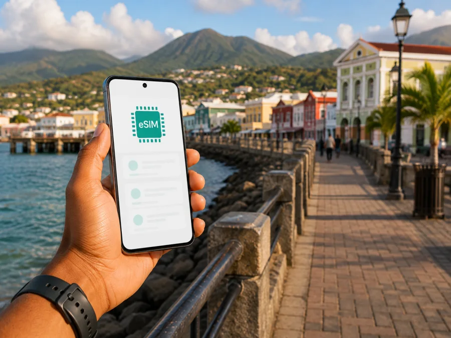 Basseterre eSIM: Mobile Internet for Travel