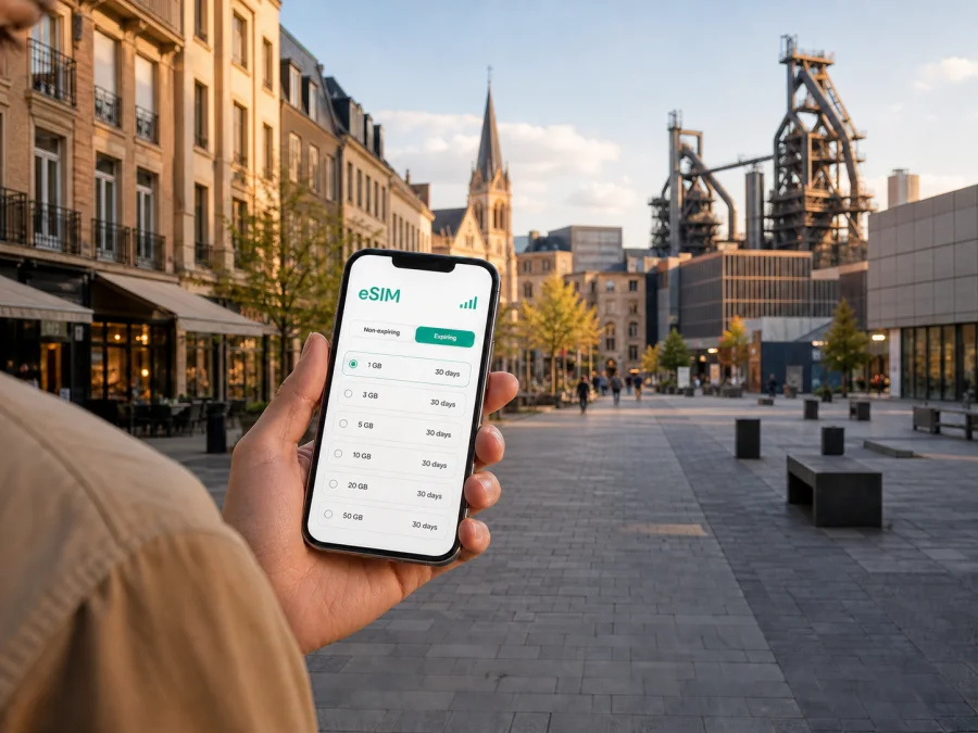 Esch-sur-Alzette eSIM: Mobile Internet Guide