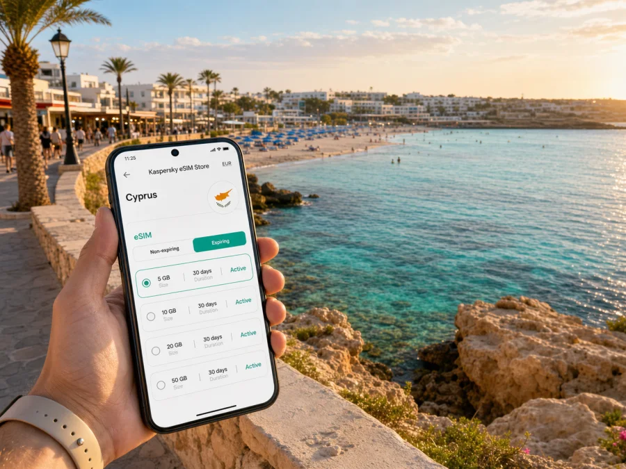 Protaras eSIM for Mobile Internet in Cyprus