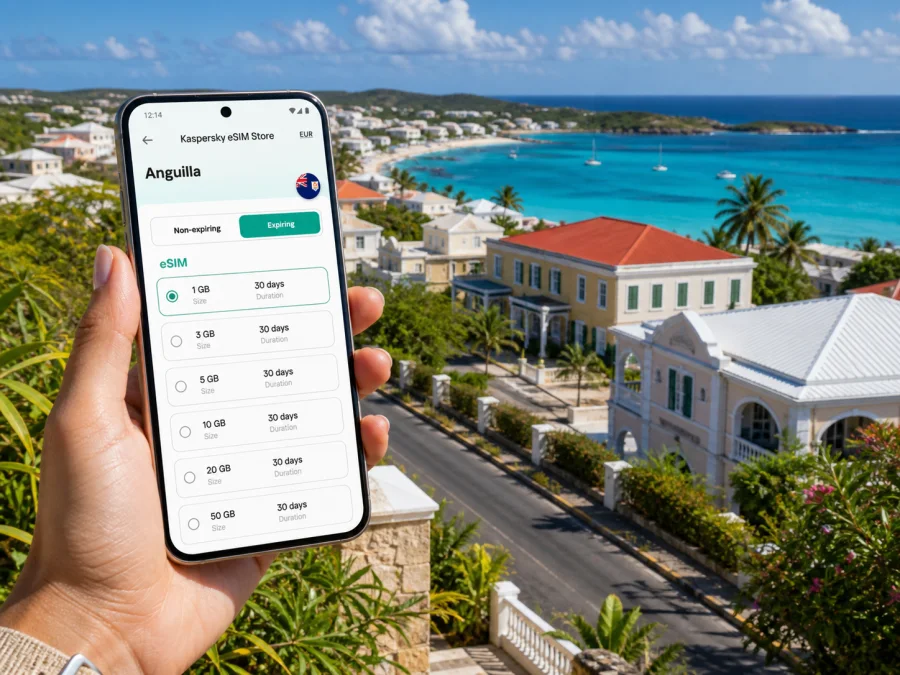eSIM in The Valley: Mobile Internet for Anguilla
