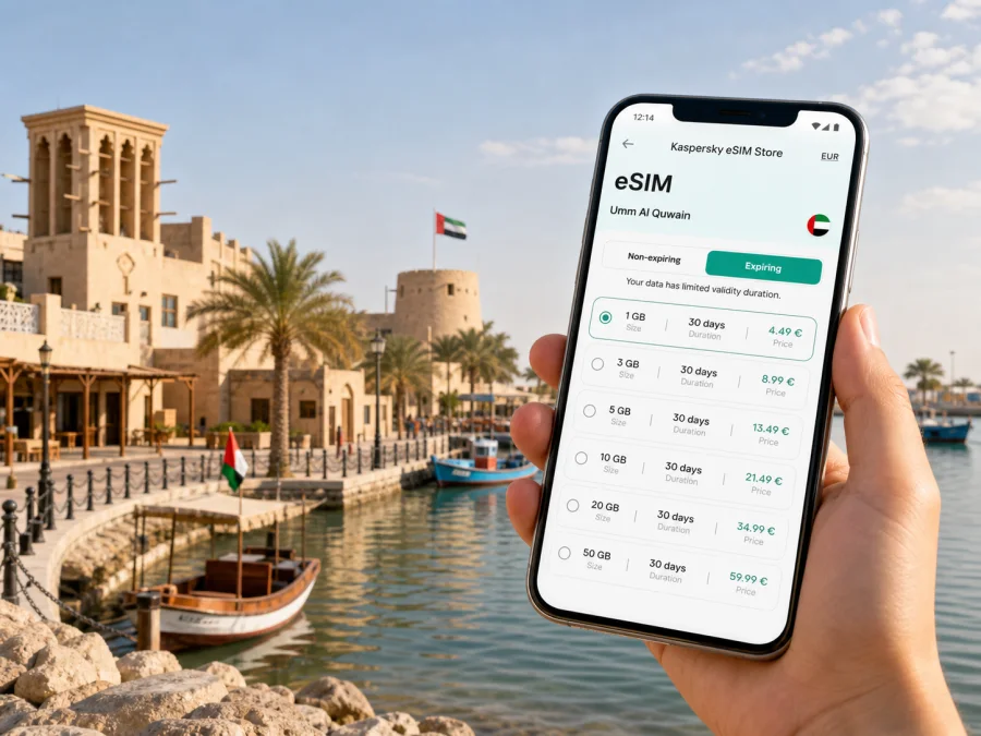 Umm Al Quwain eSIM for Travel Internet