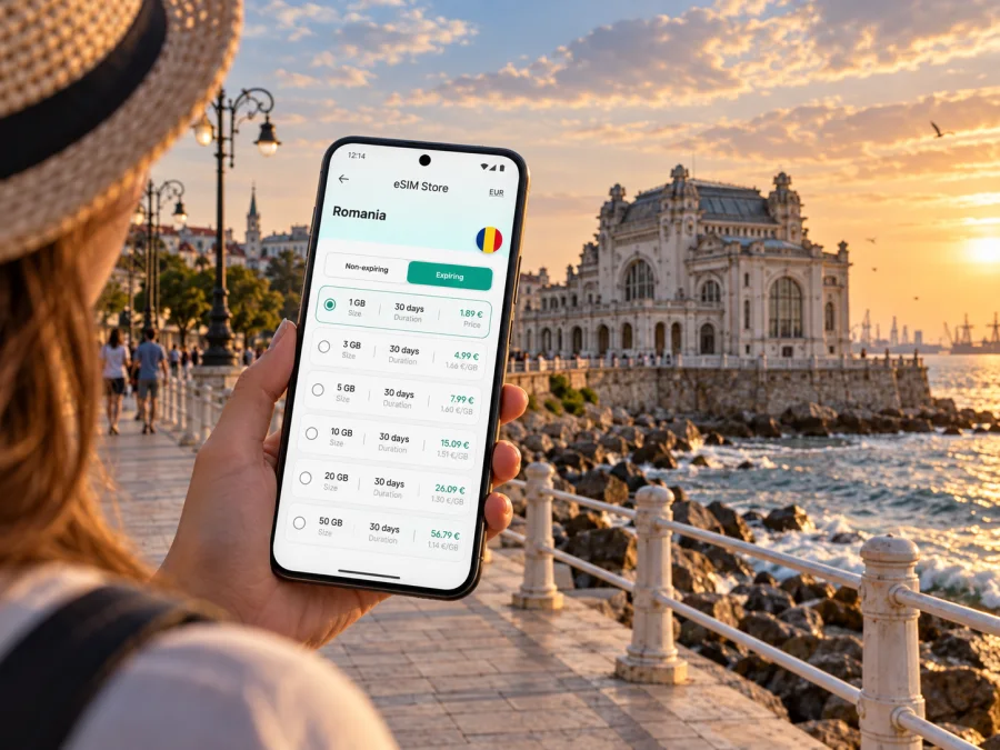 Constanța eSIM: Mobile Internet for Your Trip
