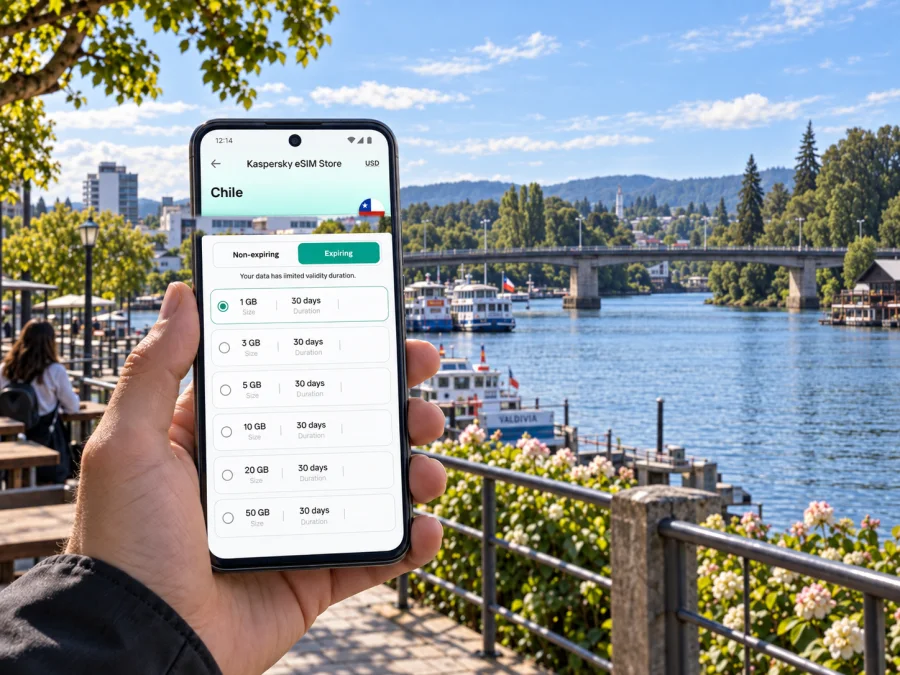 Valdivia eSIM: Mobile Data for Your Chile Trip