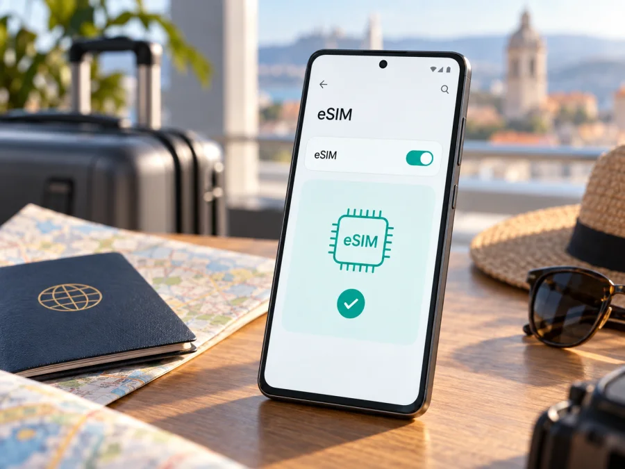Samsung Galaxy A55 5G 256GB eSIM: setup