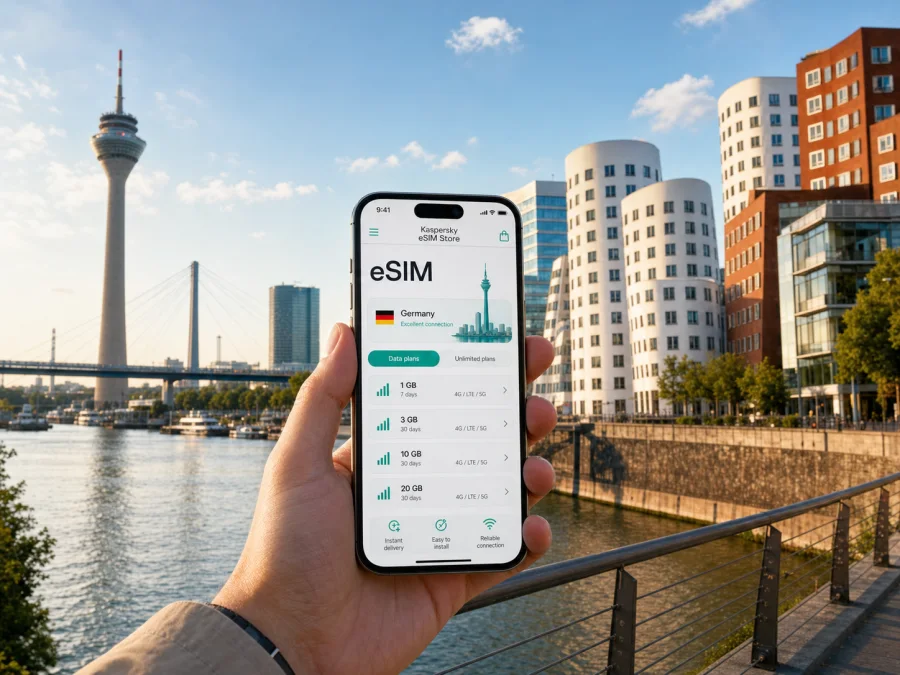 Dusseldorf eSIM: Mobile Internet for Your Trip