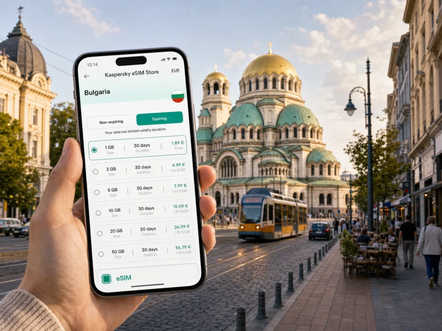 Sofia eSIM: mobile internet for your trip