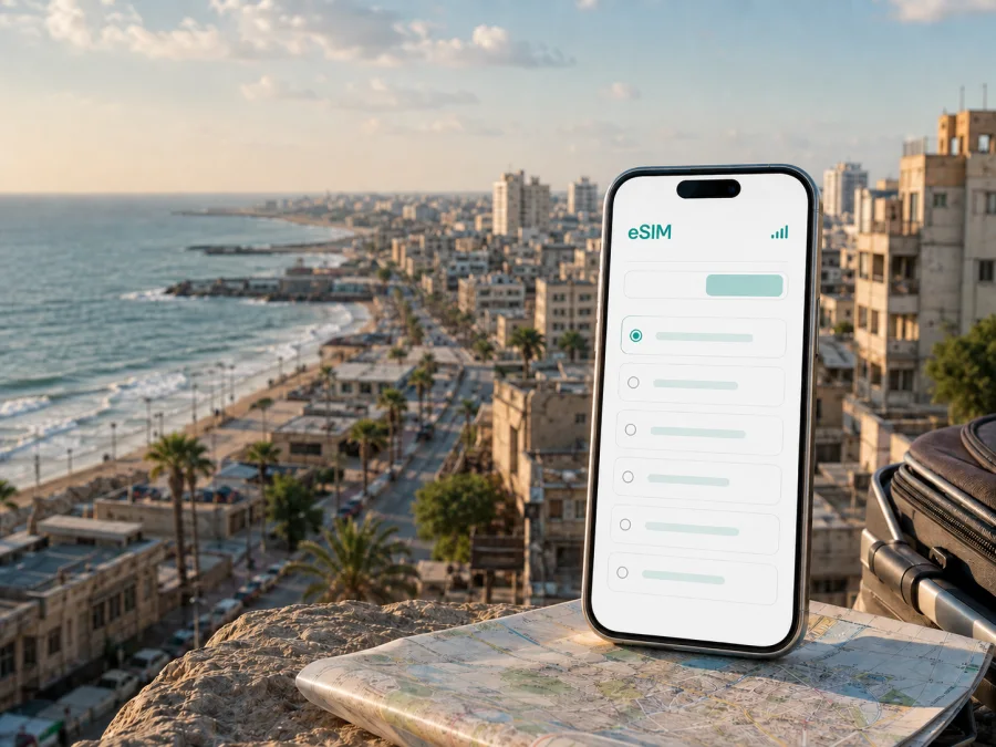 Gaza City eSIM: Mobile Internet for Travel