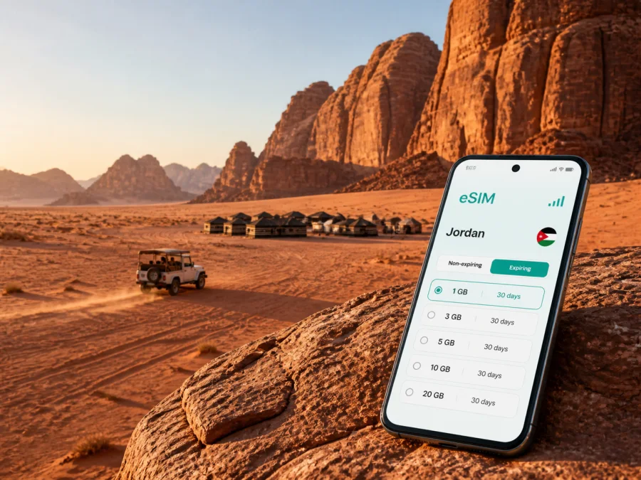 Wadi Rum eSIM: Mobile Connection and Internet Guide