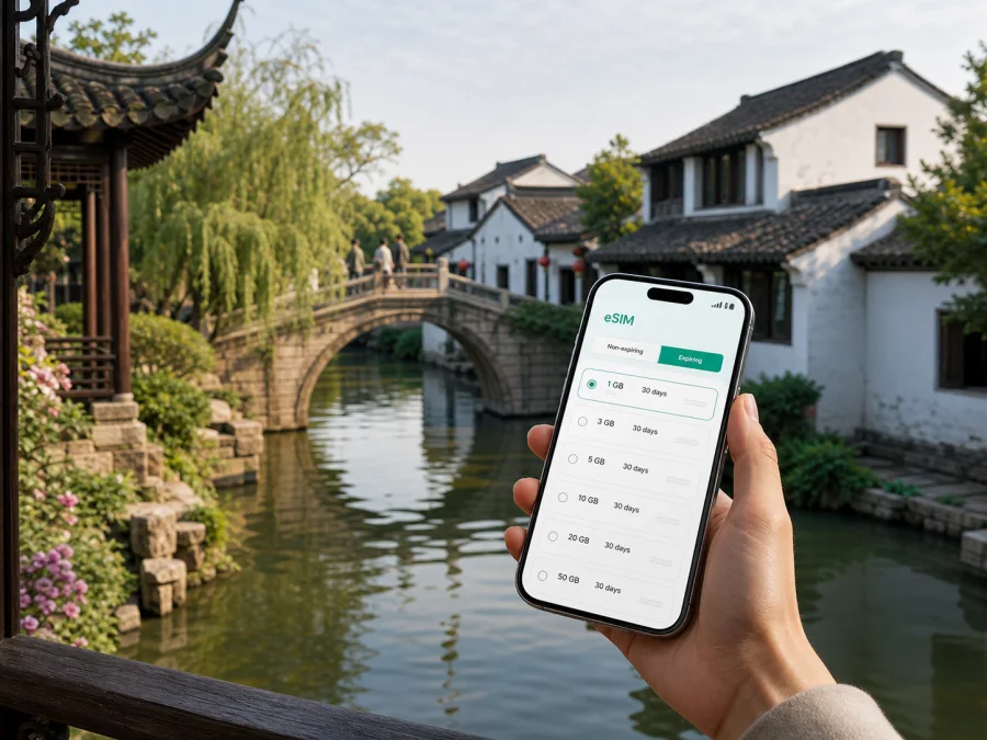 Suzhou eSIM for Mobile Internet in China