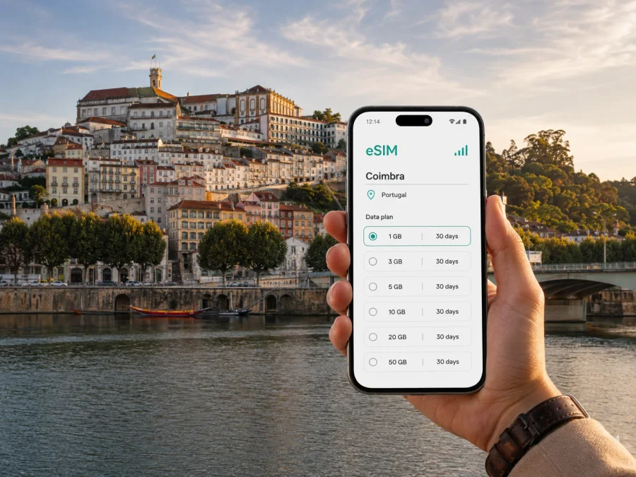 Coimbra eSIM: Mobile Internet for Your Trip