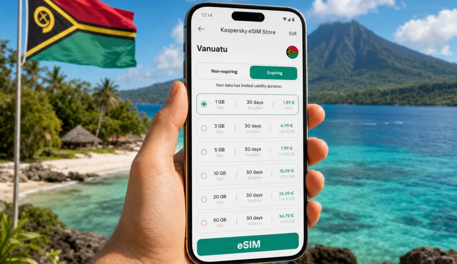 eSIM for Vanuatu: mobile internet guide